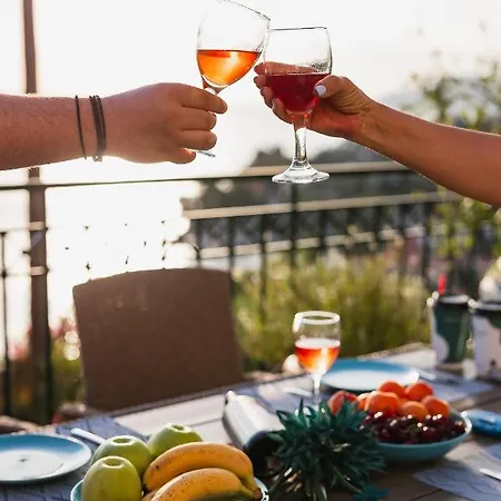 Ferienhaus Mesonisi με υπέροχη θέα στον παγασητικό!! Áfissos